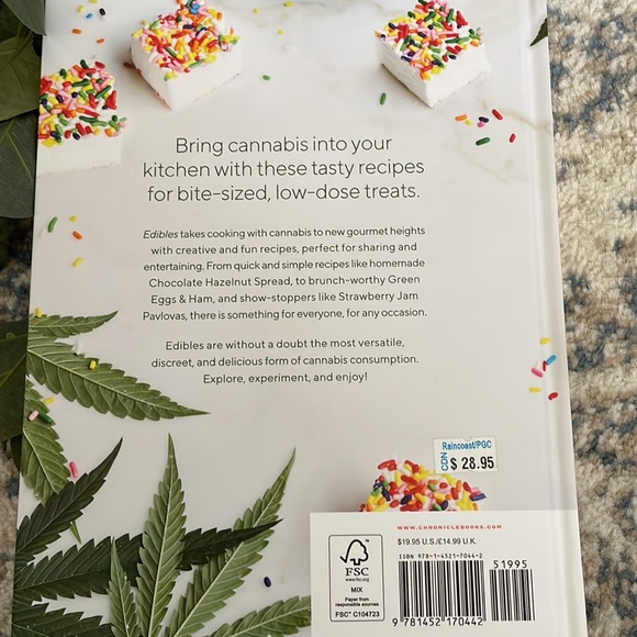 Edibles Cookbook with Colorful Sprinkles Cover - Picture 2 of 2